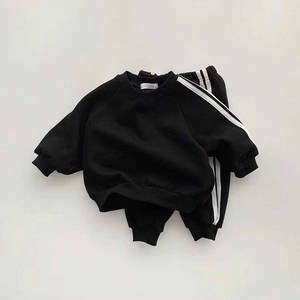 Set di Abbigliamento per Ragazzi in Due Pezzi, Completo Casual a Maniche Lunghe, <span class=keywords><strong>Felpa</strong></span> Calda per Bambini - Product Image 3