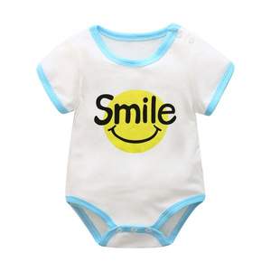 Conjunto de ropa de una pieza <span class=keywords><strong>para</strong></span> niños al por mayor de fabricante de ropa de bebé mono estampado de algodón personalizado completo unisex - Product Image 4