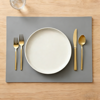 Tapis de table en silicone lavable antidérapant fait à la main de haute qualité, facile à nettoyer, résistant à la chaleur, pour la maison, les restaurants, les événements