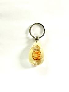 Porte-clés en résine de haute qualité, scintillant dans l'obscurité, porte-clé, cisaille, crabe, insecte rouge, pièces - Product Image 4