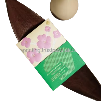Custom High-End Cotton Cardboard Invitations Offset Paper Gold Foil Stamping Letterpress Printing Embossed Finish Custom Logo