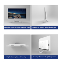 Precio de fábrica PC todo en uno de 23.8 pulgadas FHD IPS con Intel Core i3, 16GB, SSD de 512GB, 3 años de garantía, computadora de escritorio sin bordes AIO