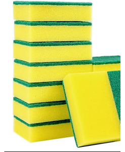 10pcs/bag <b>Environment</b> Friendly High Water Absorption Household Kitchen Cleaning Sponge Scourer Customized Wholesale Sponge Sink - Product Image 1