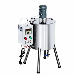 Electric Heating Mixing Filling Machine Lipstick Filler 15L / 30L Stirring Tank for Liquid and Paste 20-30 Bottles/Min
