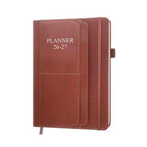 สมุดโน้ตหนังเทียมสายหนังแข็ง A5pu พร้อมช่องใส่ปากกา สมุดโน้ตธุรกิจแบบเรียบง่าย - Product Image 1