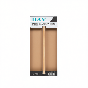 Bastoncini di Legno ILAN 3x3x300mm a Sezione Quadrata, 16 Pezzi per Lavori Artigianali - Product Image 2