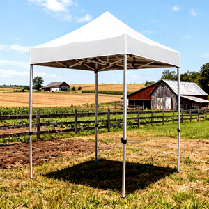 Tente de <span class=keywords><strong>camping</strong></span> pliante automatique 3x3m avec structure en acier, double couche PVC, pour 1-2 personnes, idéale pour les salons professionnels et toutes saisons - Offre Spéciale - Product Image 1