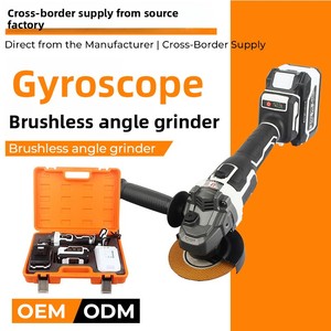 Meuleuse d'angle sans balais 5230 pour le commerce extérieur, machine de polissage gyroscopique de qualité industrielle, découpeuse rechargeable avec batterie au lithium 4.0-8.0Ah - Product Image 2