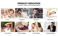 Corée soins à domicile antipyrétique plâtre compresses froides tête tampons froids bébé enfants front fièvre rafraîchissant Gel Patch