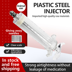 Jeringa Veterinaria Ajustable de Plástico TPX, Equipo de Granja, Inyector de Vacunas para Cerdos, Ovejas y Vacas, para Diagnóstico - Product Image 2