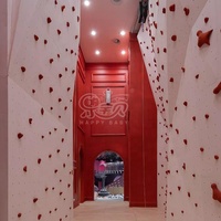 Mur d'escalade commercial intérieur pour attraction, mur d'escalade en bouldering