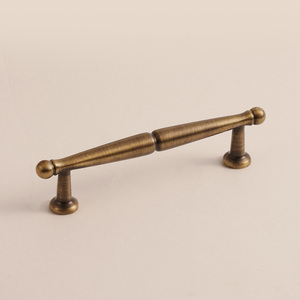 Solid Brass French <strong>Light</strong> Luxury Long Handles Vintage Antique Brass Drawer Cabinet Wardrobe <strong>Pulls</strong> - Product Image 6