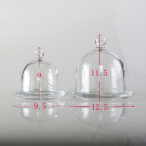 Plateau de présentation jetable transparent en verre pour gâteaux, idéal pour la conservation des aliments lors de fêtes, anti-poussière - Product Image 2