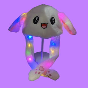 Vente flash : Chapeau lumineux pour enfants, <span class=keywords><strong>oreilles</strong></span> de lapin mobiles, peluche moelleuse, <span class=keywords><strong>oreilles</strong></span> de lapin LED, Cinnamorolls Sanrioed - Product Image 2