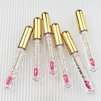Nouvelle conception personnalisée, huile à lèvres magique hydratante, vegan, change de couleur, gloss à lèvres magique rose en stock