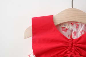 Vestidos de Princesa Florales Unisex para Bebés al por Mayor, con Lazo, de Gasa Transpirable y Lavable, Proveedor Chino, Como se Muestra en la Imagen - Product Image 3