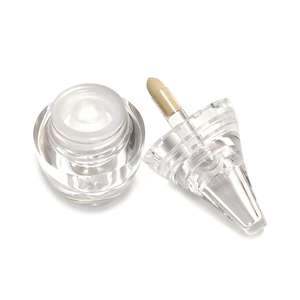 Goccioline di cristallo trasparente pieno trasparente a forma di bottiglia vuota lucidalabbra da 3ML di plastica lucidalabbra grande bacchetta tubi - Product Image 5