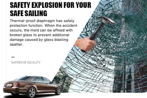 Xe văn phòng bom nổ an toàn rõ ràng phim an ninh seguridad - Product Image 6