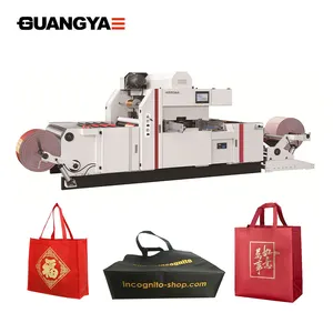 TYM1300 Automatic Web-Fed Non Woven Gold Foil Hot Foil stamping machine For Fabric Shopping Bag Roll To Roll