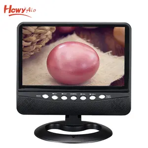 7 inch digital tv 7" Portable Handheld LCD Television with Built in ATSC/NTSC Tuner (Black)