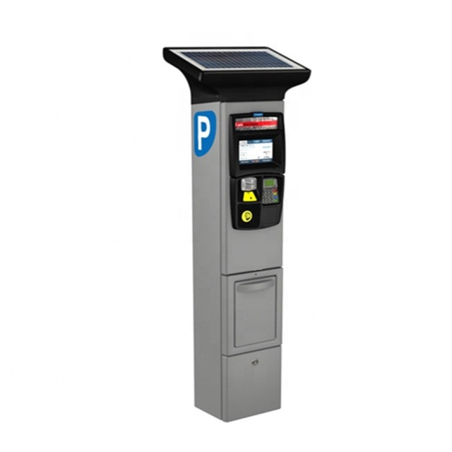 Indoor Solar Energy Self-service Parking Payment Kiosk Cash/Card/Mobile Payment ATM SDK IR Touch Screen Windows OS 80mm Thermal