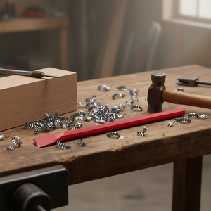 Cincel de 360 Grados con Longitud L, Ancho B y Profundidad A para Trabajar Metal y Madera - Product Image 3