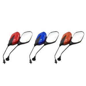 Espejo retrovisor universal para scooter, bicicleta eléctrica, bicicleta, espejo convexo de plástico de ángulo amplio con reflector Ghost Fire - Product Image 1