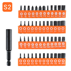 S2 Alloy Steel Screwdriver Bits Set 25mm Torx Phillips <b>Square</b> Hex Precision Interchangeable Bit For Diy Repair - Product Image 1
