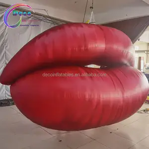 Bibir PVC tiup raksasa/balon berbentuk bibir tiup/Bibir tiup untuk iklan