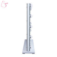 Vente chaude 15 Ampoules Miroir de Courtoisie avec Lumières 58*46cm LED Miroir Cosmétique De Table Grand Miroir pour Maquillage Dressing