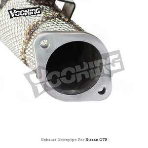 Downpipe in Acciaio Inox SUS304 per Nissan GT-<span class=keywords><strong>R</strong></span> GTR R34 R35 <span class=keywords><strong>3</strong></span>.8TT 2008-2024, Tubo Anteriore per Scarico ad Alte Prestazioni - Product Image 3