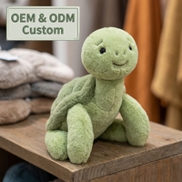 Jouets en peluche tortue lestée personnalisés selon les dessins, en coton PP souple, rembourrés, pour le confort, vente en gros OEM