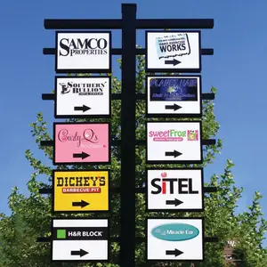 Single Tenant Stand Alone Retail Shopping Center Signs Retail Signage