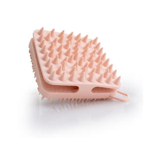 Brosse de bain exfoliante en silicone, brosse double face en silicone, masseur doux pour le cuir chevelu et les cheveux sous la douche - Product Image 2