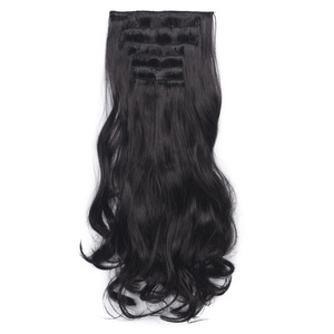 วิกผมแบบคลิป16ชิ้น, วิกผมหยิกยาวเส้นใยไหมทนความร้อนสูง - Product Image 3