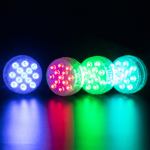 Lampes LED submersibles étanches IP68, alimentées par batterie, à changement de couleur, pour piscine, avec télécommande - Product Image 1