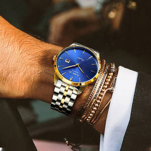 Customized Minimalist Miyota Stainless Steel Men Ultra Thin Quartz Watches Sapphire Crystal Luxury Casual Watch - Product Image 3