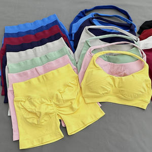 कस्टम लोगो त्वरित शुष्क निर्बाध फिटनेस डिपो, योग जिम, महिलाओं के लिए उच्च कमर शॉर्ट्स उठाने वाली स्पोर्ट्स कसरत बट - Product Image 1