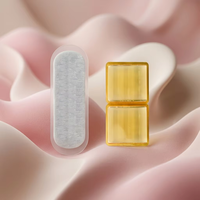 Protège-slips jetables ultra-fins sans ailettes en coton biologique avec couche supérieure aux herbes naturelles de lotus des neiges pour l'hygiène intime, anti-démangeaisons et flux abondant