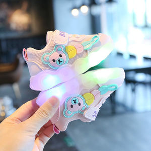Ledカジュアルベビーシューズスニーカー幼児ソフトボトムベビーウォーキングシューズライト付きベビーシューズ - Product Image 4