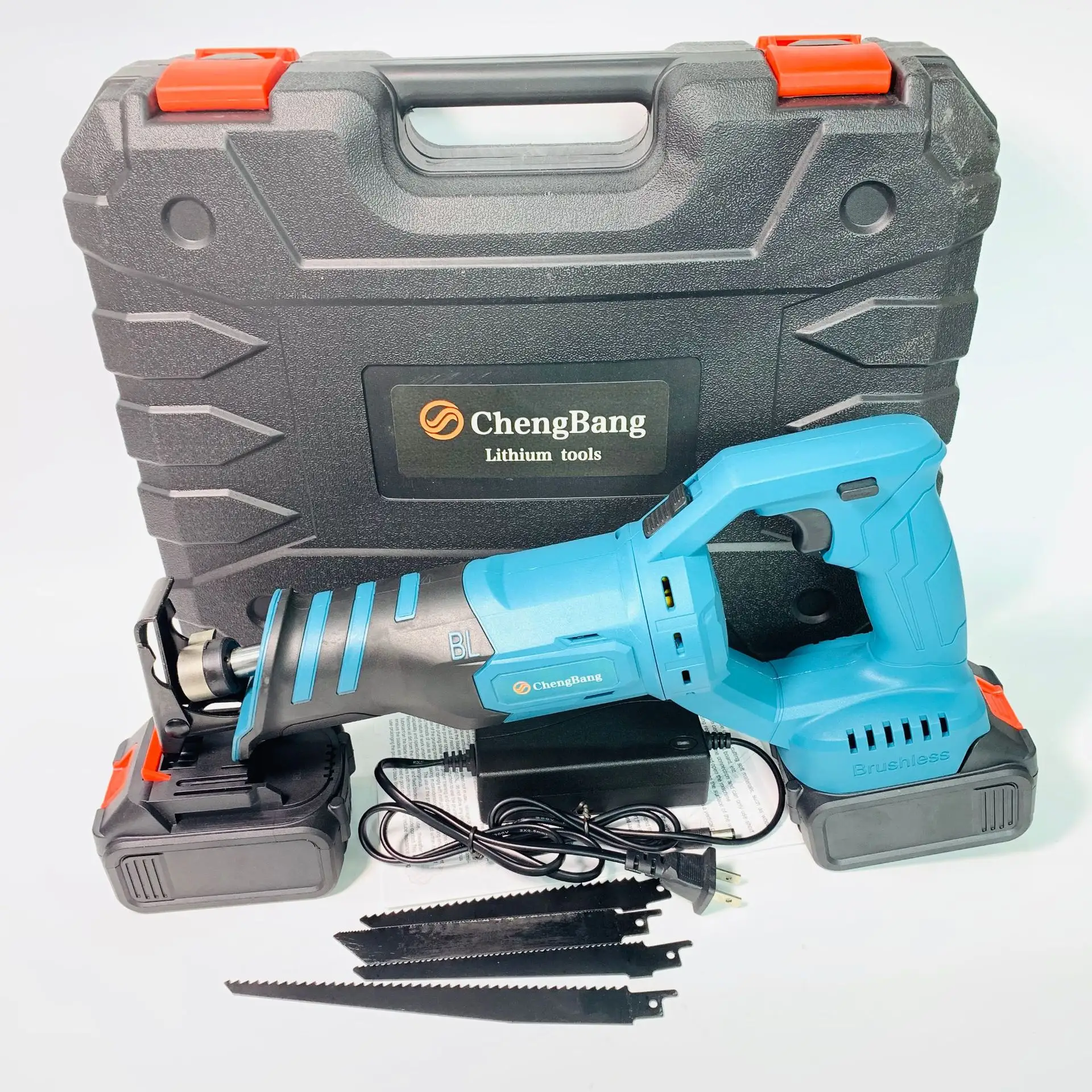 High Power Portable Brushless Lithium Electric Reciprocating Saw Rechargeable Cordless Saber Saws Rotatable Cutting Machine C05