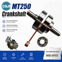 Ensemble de vilebrequin de moto CQJB pour moteur Loncin MT250 Hengjian 250 DT230 2 temps avec coussinet de bielle