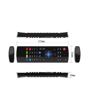 X402 Backlit <b>Mini</b> <b>Keyboard</b> 2.4ghz <b>Wireless</b> Air Mouse Usb Dongle Receiver Gyro Sensor Universal Remote Control for TvBox in Stock - Product Image 4