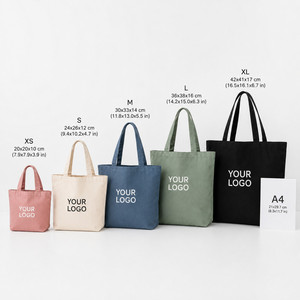 Sac fourre-tout en toile robuste de 12 oz avec soufflet de fond, logo personnalisé, réutilisable, écologique, pour événements et commerce de détail - Product Image 5