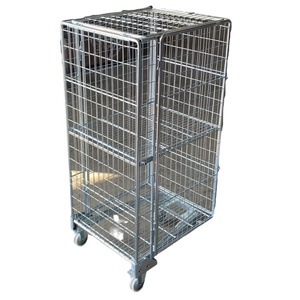 รถเข็นเก็บสินค้าแบบพับได้สำหรับการขนส่งสินค้าใหม่ซูเปอร์มาร์เก็ต - Product Image 1