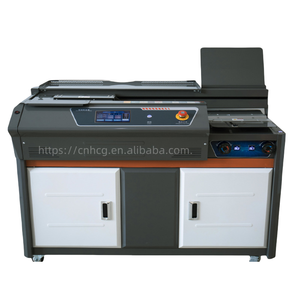 Machine de découpe de papier entièrement automatique, Machine de collage d'équipement publicitaire graphique de reliure de documents d'appel d'offres adhésif thermofusible - Product Image 2