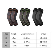 Manchons de compression longs pour jambes entières, protège-jambes pour hommes et femmes