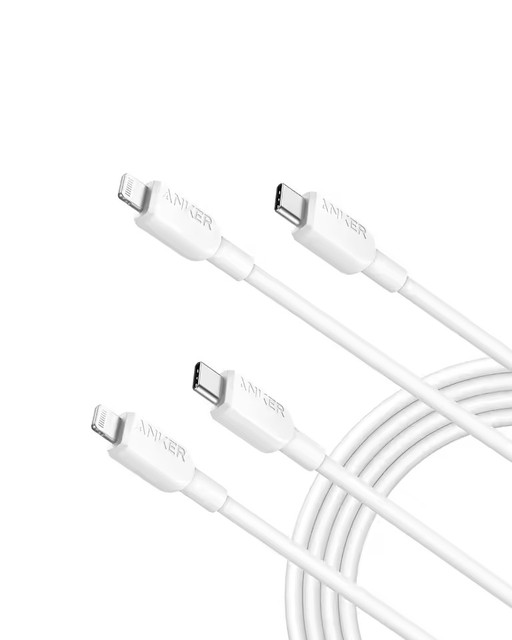 Hot Anker 310 USB C to IOs Cable 3ft 6ft Nylon Braided 8 Pin USB C to L Data Cable MFi Certified for iPhone 14 13 12 Series