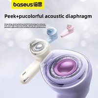 Écouteurs sans fil Baseus E5 d'occasion, BT, semi intra-auriculaires, confortables à porter, réduction du bruit des appels