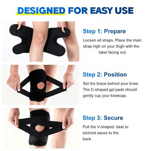 <span class=keywords><strong>Rodillera</strong></span> Ortopédica Ajustable para Alivio del Dolor Articular, Protector de Rótula y Soporte para <span class=keywords><strong>Menisco</strong></span> y Ligamentos - Product Image 5